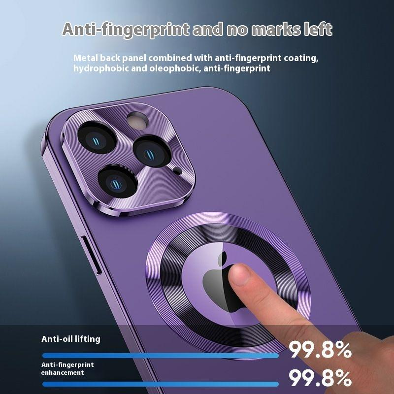 Coque iPhone Métal Magnétique IP16 Pro Max – Protection Lentilles & Confidentialité