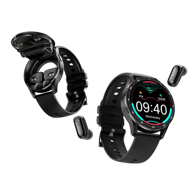 Montre intelligente avec écouteurs Bluetooth intégrés