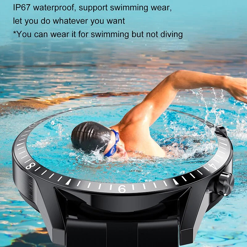 Montre intelligente Bluetooth IP67 avec écran tactile 1,3 po