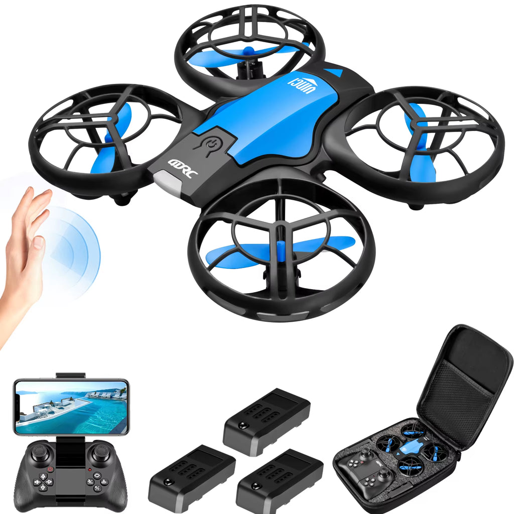 V8 New Mini Drone 4K 1080P HD Camera Drones Wifi Fpv Air Pressure Height Maintain Foldable Quadcopter RC Dron Toy Gift