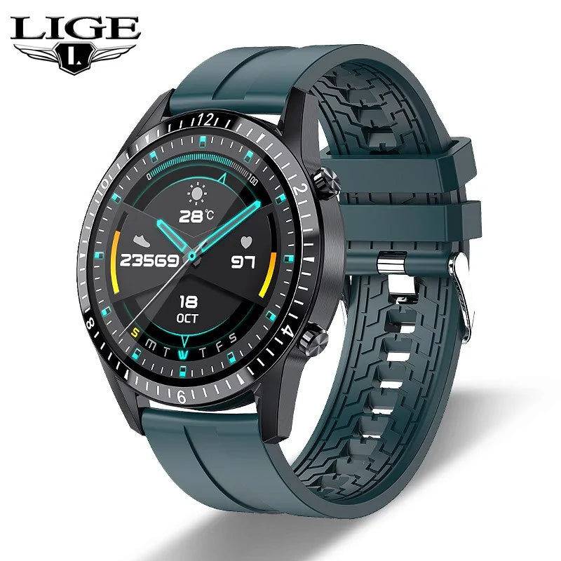 Montre intelligente Bluetooth IP67 avec écran tactile 1,3 po