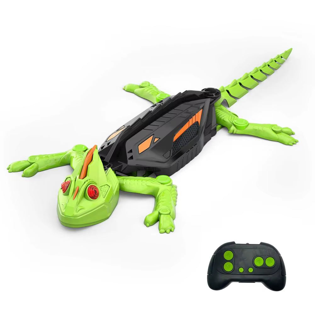 Exciting Wall Climbing Robot Gecko - LED Eyes & Remote Control Fun for Kids 14+