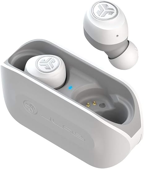 Écouteurs Bluetooth True Wireless GO Air – Autonomie 20h, Dual Connect, IP44, 3 Modes EQ (Blanc)
