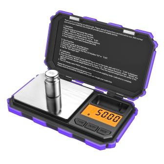 Balance de poche numérique AMIR 200 g x 0,01 g avec poids de calibration