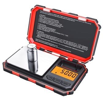 Balance de poche numérique AMIR 200 g x 0,01 g avec poids de calibration