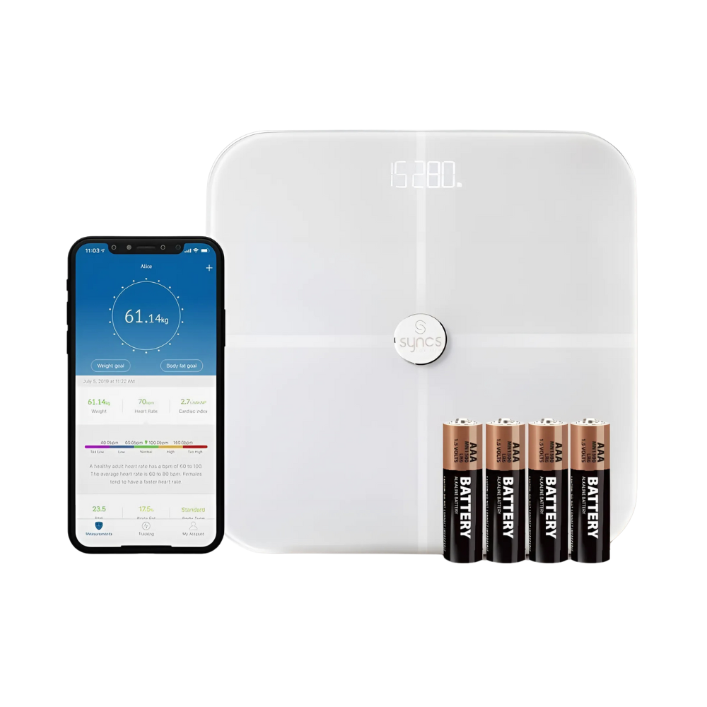 Balance intelligente Bluetooth Syncs Smart Body avec fréquence cardiaque
