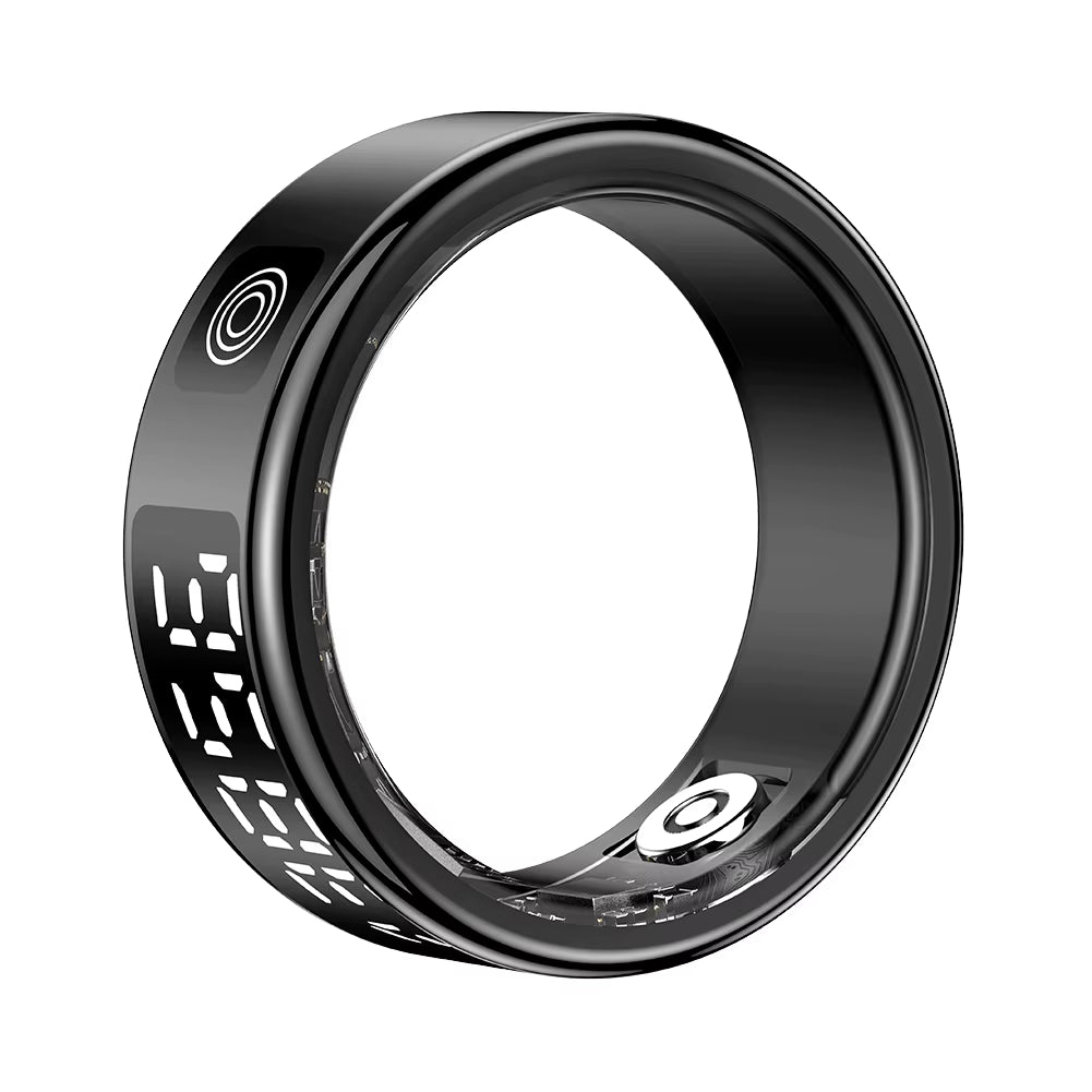 2025 New RS08 Smart Ring 5ATM Waterproof Health Fitness Ring Multi Sport Modes Heart Rate and Blood Oxygen Monitor for Men Women