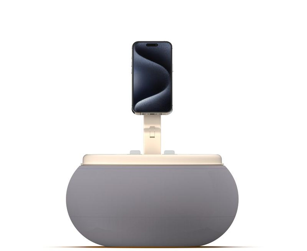 Ganinno Magnetic Kindle Pillow Stand for Bed Reading | Washable Lap Tablet Pillow with Magnetic Adjustable Arm & Storage Compartment with Magnetic Lid | Universal Fit for Kindle, Ipad, Phone & Tablets