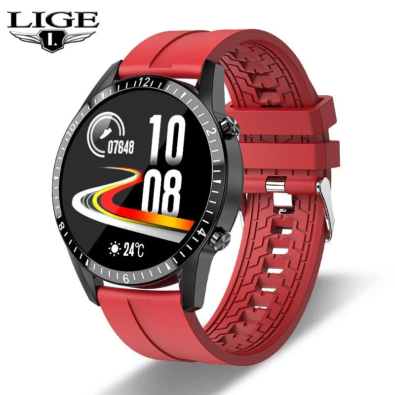 Montre intelligente Bluetooth IP67 avec écran tactile 1,3 po